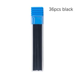 36Pcs/Box Mechanical Pencil 2.0 mm Black/Red/Colors Lead Refill For Writing Sketching Art Drawing Painting Writing Stationery