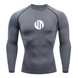 Men's T-shirt Fitness Compression Shirt Quick Dry Short Sleeve Gym Muscle Shirt Breathable White Black Sun protection Sportswear