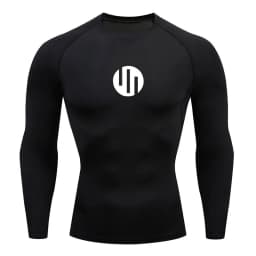 Men's T-shirt Fitness Compression Shirt Quick Dry Short Sleeve Gym Muscle Shirt Breathable White Black Sun protection Sportswear