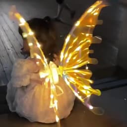 Luminous butterfly Electric Wings Music Fairy Wings angel Props Gift