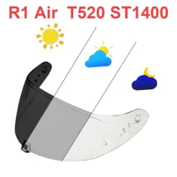 Motorcycle Helmet Visor Lens For KDF-16-1 Scorpion Exo 1400 Carbon, R1 Air EXO 520 Anti-UV Anti-Scratch Dustproof Wind Shield