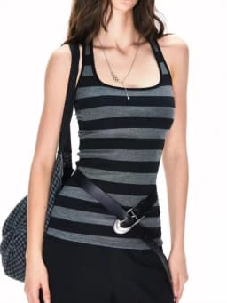 2025 New Striped Tank Tops Women Summer Tight Sexy Camisole Sleeveless Top Casual Y2K Clothing for Women Basic
