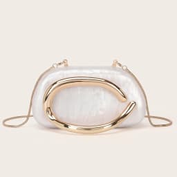 Fashion Women's Handbag Bride Metal Gold Women Luxury Evening Banquet Clutch Bag Shoulder Wedding Purse Party Crossbody Bag