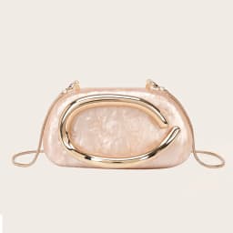 Fashion Women's Handbag Bride Metal Gold Women Luxury Evening Banquet Clutch Bag Shoulder Wedding Purse Party Crossbody Bag