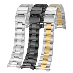 Stainless Steel Strap for Seiko No. 5 SKX007 skx009 Watch 20 22mm Curved Bracelet for Oyster SSK003 for Jubilee Curved Bracelet