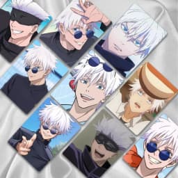55pcs J-ujutsu Kaisen Japanese Anime Lomo Card Games Postcards Message Photo Gift Fan Game Gojo Cards Collection