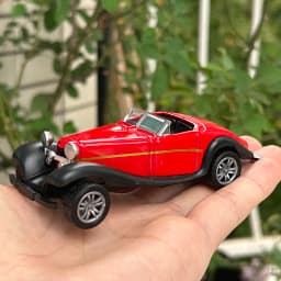 1:43 Alloy Vintage Diecast Car Model Car Classic Benzs 500K Pull Back Car Model Miniature Vehicle Replica Gift For Kids Adults
