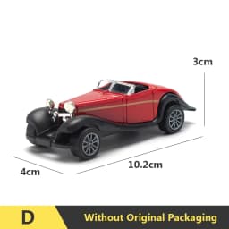 1:43 Alloy Vintage Diecast Car Model Car Classic Benzs 500K Pull Back Car Model Miniature Vehicle Replica Gift For Kids Adults