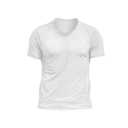 Ice mesh eye T-shirt Men's mesh breathable mesh hollow sports fitness summer quick dry loose V-neck tide mesh short sleeve