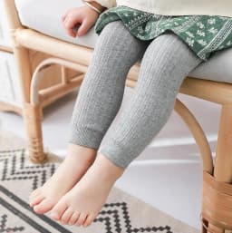 Baby Girl Tights Cable Knit Footless Leggings Stockings Solid Cotton Pantyhose for Infant Toddler 0-6T