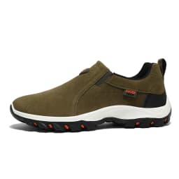 New Men's Casual Sports Shoes PU Leather Mountaineering Travel Shoes Men's Outdoor Lightweight And Comfortable Walking Shoes