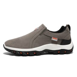 New Men's Casual Sports Shoes PU Leather Mountaineering Travel Shoes Men's Outdoor Lightweight And Comfortable Walking Shoes