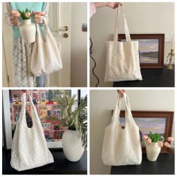Elegant Sweet Daisy Flower Shoulder Bag Nylon Pastoral Style Bohemian Handbag Underarm Bag Lightweight Beach Bag Girls