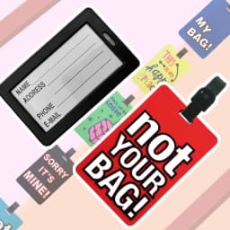 1/7PC Portable Travel Accessories Luggage Travel Tag Silica Gel Suitcase Labels Name ID Address Tags Baggage Boarding Tag Label