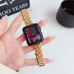Slim Stainless Steel Strap for Apple Watch Ultra 49mm Compatible with Series 9 8 76 SE 543Metal Bracelet 38/42mm 40/44mm 41/45mm