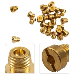 25Pcs Main Jet 55-115 M6 For Dellorto & For Mikuni Carburetors 6mm Main Jets Set Carburetor Injector Nozzle Replacement