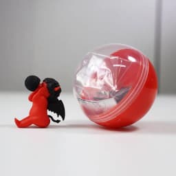 In Stock BRIGHT LINK Capsule Toys Cute Naked Wings Angels and Demons Whisper Earplugs Earbuds Earrings Halloween Figures Gifts