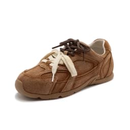 AIYUQI Women's Sneakers 2026 New Non-slip German Training Shoes For Women Flat Large-size Genuine Leather Running Female Shoes