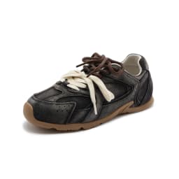 AIYUQI Women's Sneakers 2026 New Non-slip German Training Shoes For Women Flat Large-size Genuine Leather Running Female Shoes