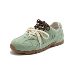 AIYUQI Women's Sneakers 2026 New Non-slip German Training Shoes For Women Flat Large-size Genuine Leather Running Female Shoes