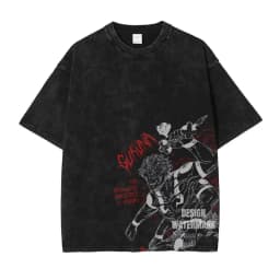 Anime J-Jujutsu K-Kaisen T Shirts Vintage Washed CHOSO T-shirt Oversize Short Sleeve Fushiguro Toji Gojo Saturo Itadori Tees Men