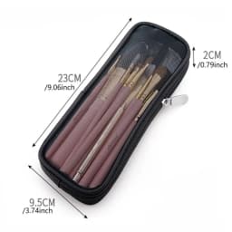 Outdoor beach bag nylon mesh cosmetic bag female makeup brush storage bag cosmetic bag mesh transparent breathable portable