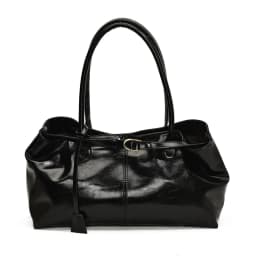 Oil PU Leather Hobo Handbag Slouchy Shoulder Bag Retro Top-Handle Bag Large Work Bags for Women Gilrls Tote Work Shopping Travel