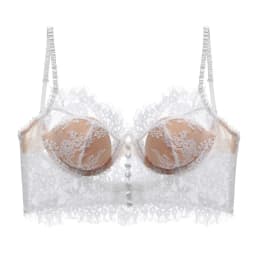 Sexy Lace French New Strappy Bra, Backless Underwear, Women's Retro Thin Vest Bra