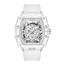 UTHAI BK134 Fashionable Men Watch Barrel Shaped Transparent Waterproof Quartz Watch Sports Clock Gift Watches for Man