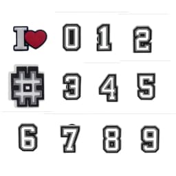 1-39PCS Letter Angle Number Good Quality Shoes Charms DIY PVC Shoe Bag Accessories For Wristband Pendant Decoration Party Gifts