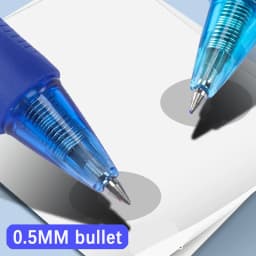 6pcs/set Retractable Erasable Gel Pen 0.5mm Multicolor Ink Magic Gel Pens Washable Handle School Office Writing Supplies