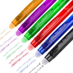 6pcs/set Retractable Erasable Gel Pen 0.5mm Multicolor Ink Magic Gel Pens Washable Handle School Office Writing Supplies