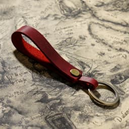 Premium Top Grain Leather Keychain for Audi/VW Cars - Luxury Genuine Leather Keyring Unisex Minimalist Creative Gift Accessory