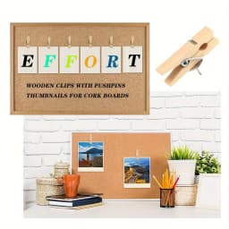 50Pcs/Box Pushpin Wooden Shelf Suit Transparent Easy to Store Carry Multi-Purpose Suitable Handicraft Decoration Accessories