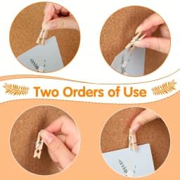 50Pcs/Box Pushpin Wooden Shelf Suit Transparent Easy to Store Carry Multi-Purpose Suitable Handicraft Decoration Accessories