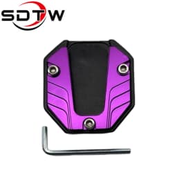 Universal Scooter Motorcycle Bike Kickstand Extender Foot Side Stand Extension Pad Support Plate Anti-skid Enlarged Base