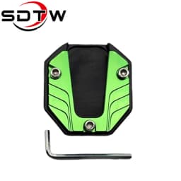Universal Scooter Motorcycle Bike Kickstand Extender Foot Side Stand Extension Pad Support Plate Anti-skid Enlarged Base