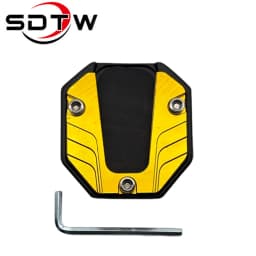 Universal Scooter Motorcycle Bike Kickstand Extender Foot Side Stand Extension Pad Support Plate Anti-skid Enlarged Base