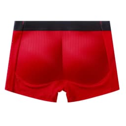 Men's Sexy Fashion Ice Mesh Breathable Butt Lift Boxer Briefs Underwear Padded Underwear Boxer with Hip Pad Buttocks Boxer Trunk