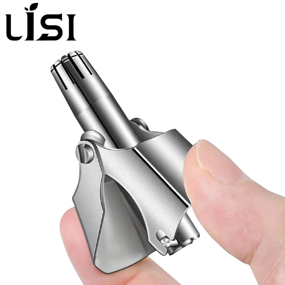 LISI Nose Hair Trimmer for Men Stainless Steel Manual Shaver Suitable for Nose Hair Razor Washable Portable Ear Hair Trimmer