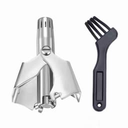 LISI Nose Hair Trimmer for Men Stainless Steel Manual Shaver Suitable for Nose Hair Razor Washable Portable Ear Hair Trimmer