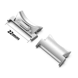 A Pair 20mm 22mm No Gaps Connector for Samsung Galaxy Watch 7 6 5 4 40/44mm Stainless Steel Adapter for 5Pro 6/4 Classic 43/47mm