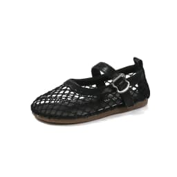 2025 New Children's Flats Summer Breathable Princess Shoes for Girls Simple Fashion Kids Causal Shoes Soft Soled Trend Versatile