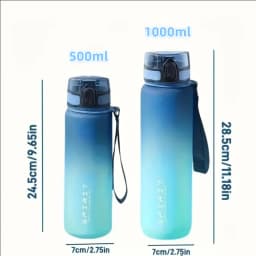 500ml/650ml/1000ml Motorcycle Sports Water Bottles , BPA - free PC, stylishly frosted. Ideal for outdoor
