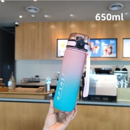 500ml/650ml/1000ml Motorcycle Sports Water Bottles , BPA - free PC, stylishly frosted. Ideal for outdoor