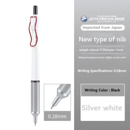 UNI Mitsubishi Jetstream SXN-1003 Metal Ballpoint Pen, 0.28/0.38mm Fine Point Writing High-end Black Oil Pen aesthetic papeleria