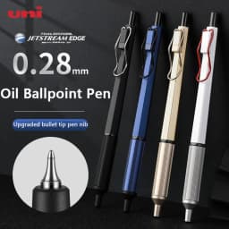 UNI Mitsubishi Jetstream SXN-1003 Metal Ballpoint Pen, 0.28/0.38mm Fine Point Writing High-end Black Oil Pen aesthetic papeleria