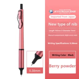 UNI Mitsubishi Jetstream SXN-1003 Metal Ballpoint Pen, 0.28/0.38mm Fine Point Writing High-end Black Oil Pen aesthetic papeleria