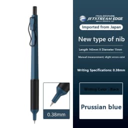 UNI Mitsubishi Jetstream SXN-1003 Metal Ballpoint Pen, 0.28/0.38mm Fine Point Writing High-end Black Oil Pen aesthetic papeleria