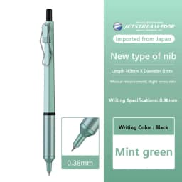 UNI Mitsubishi Jetstream SXN-1003 Metal Ballpoint Pen, 0.28/0.38mm Fine Point Writing High-end Black Oil Pen aesthetic papeleria